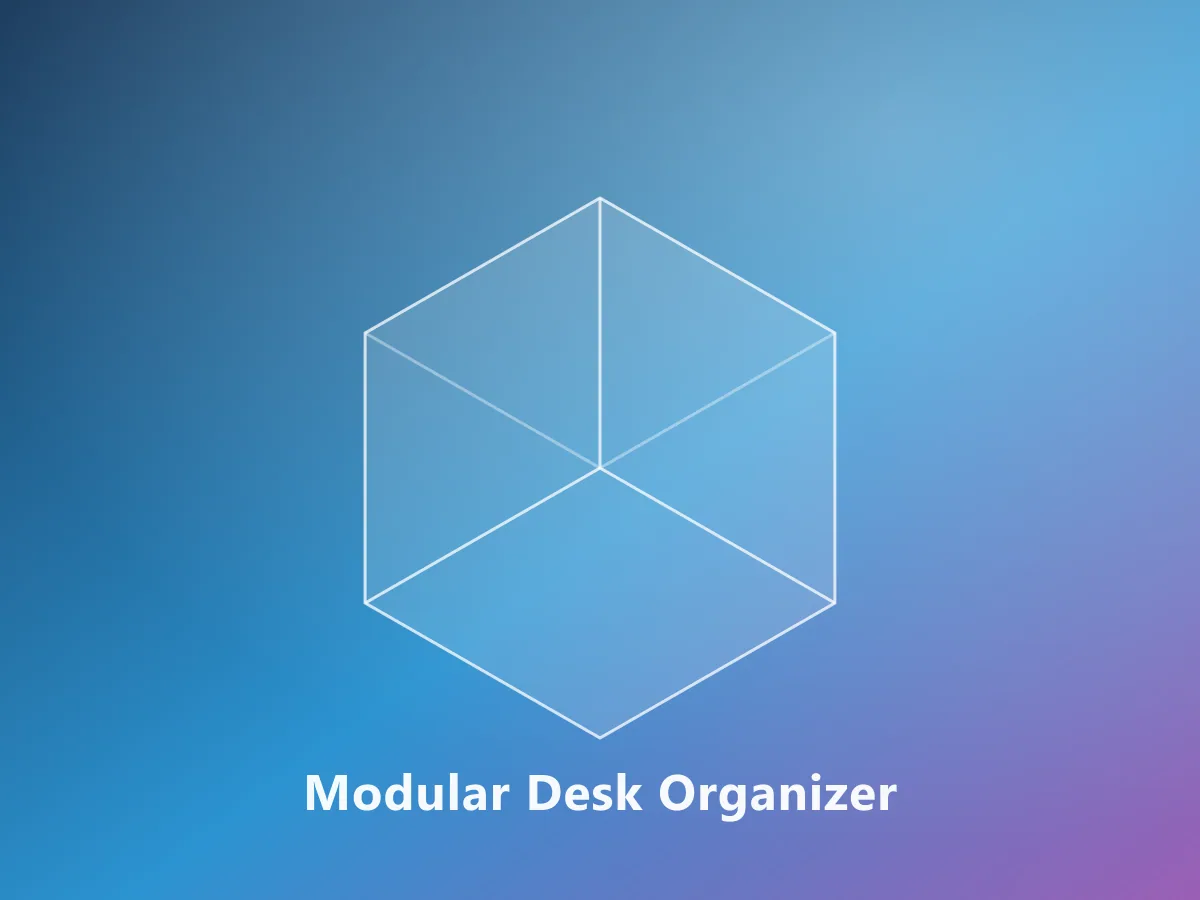Modular Desk Organizer